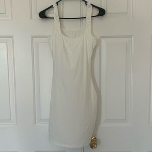 White Midi Bodycon dress